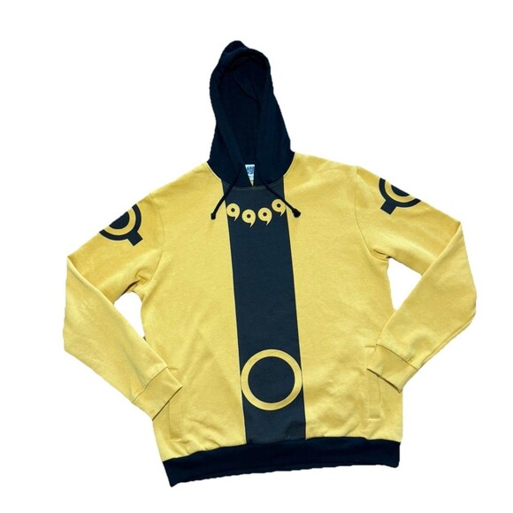 Naruto Shippuden 2007 hoodie Yellow Ripple Junction Large Cosplay EUC - Picture 1 of 10